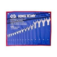 Ключ KING TONY комбинированный, 6-32 мм, 15 шт. (1215MRN02)