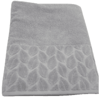 Текстиль банний SOHO Наб. полотів. 50*90+70*140см бавовна 100% Leaves Light Gray