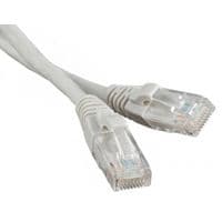 Патч-корд литой, UTP, RJ45, Cat.5e, 1m, серый