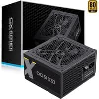 Блок живлення 600W, 80 Gold ,  Smart fan 120mm  OV P / UVP/ SIP / OCP/ OLP/ OPP/ SCP GX-600