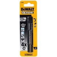 Сверло по металлу кобальтовое DeWALT, d=3.3мм, L=65 мм.