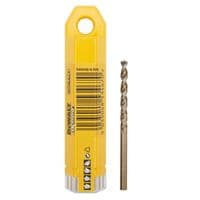 Сверло по металлу кобальт. DeWALT, d=5мм, L=86мм, 10шт.