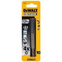  DeWALT Свердло по металу кобальтове, d=3.5мм, L=70мм, 2шт