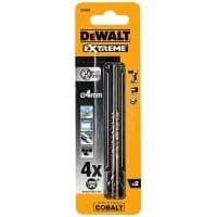  Сверло по металлу кобальтовое DeWALT, d=4 мм, L=75 мм.