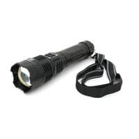 Ліхтар пошуковий PLD-S011-TG+COB, 5 режимів, power bank 6000mAh(3(2*18650)), IP65, живлення від USB кабелю, 300х170х90мм,1,35кг, Ремінець, Black, BOX