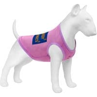 Борцовка для животных WAUDOG Clothes "Смелость" сетка XS розовая (300-0231-7)
