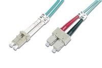 Оптичний патчкорд DIGITUS LC/UPC-SC/UPC,50/125,OM3,duplex,2m (DK-2532-02/3)