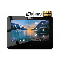 7ми дюймовий сенсорний Full HD відеодомофон з WiFiLAN та пам'яттю NeoLight ALPHA HD WF black
