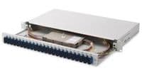 Оптическая панель DIGITUS 19" 1U, 24xSC duplex, SM, incl. splice cassette, pigtails OS2, adapter