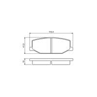 Тормозные колодки Bosch 0 986 460 935