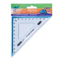 Линейка ZiBi Kids Line Угольник 100мм с голубой полоской, блистер (ZB.5620-14)