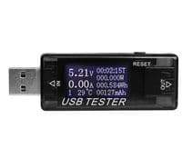 USB тестер Keweisi KWS-MX17 напряжения (4-30V) и тока (0-5A), Blac