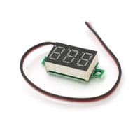 Цифровой вольтметр XH-B103 DC 0-30B влагозащищенный IP65, диапазон измерений 4-30V, Red