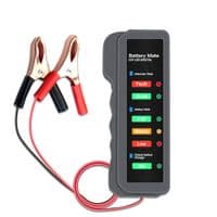 Тестер для аккумуляторных батарей BM-310 + крокодил, 12V, LED