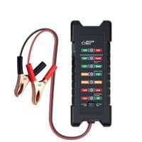 Тестер для аккумуляторных батарей BM-410 + крокодил, 12V, LED