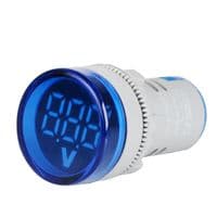 Цифровой вольтметр ST16V, диапазон измерений 60-500V, Blue