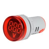 Цифровой вольтметр ST16V, диапазон измерений 60-500V, Red