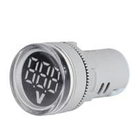 Цифровой вольтметр ST16V, диапазон измерений 60-500V, White