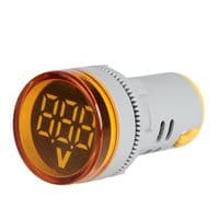 Цифровой вольтметр ST16V, диапазон измерений 60-500V, Yellow