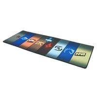Килимок 300*800 тканинний ESL з боковою прошивкою, товщина 3 мм, Mix color Пакет