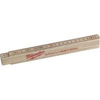 Лінійка Milwaukee складана тонка дерев'яна, 2м (4932459303)