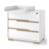 Комод-пеленатор Angelo Loft (біло-мокко) 90х51х90 (20010)