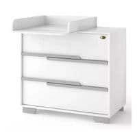 Комод-пеленатор Angelo Loft (бело-серый) 90х51х90 (20009)