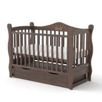 Кроватка Angelo Angelo LUX-10 (орех) 120х60 (11030)