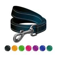 Повідок для собак WAUDOG Nylon Mono, світловідбивний L-XXL чорний (52191)