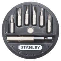 Набор битов Stanley бит Sl, Ph, Pz 7шт. + магнитный держатель (1-68-737)