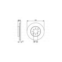 Тормозной диск Bosch 0 986 479 R80
