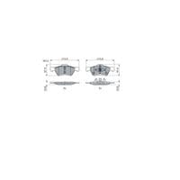 Тормозные колодки Bosch 0 986 494 960