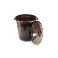 Контейнер для мусора Горизонт 41 x 38 см Коричневый 30 л (гор-02041/коричневый)