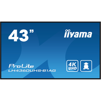 42.5" 16:9 VA ЖК дисплей, 3840х2160, 24/7, 500 кд/м2, ОС Android 11, 3xHDMI 2.0/1xRS-232c/1xLAN/2xUS LH4360UHS-B1AG