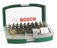 Біти Bosch, набір 32шт, магнітний бітотримач, SL,PH,PZ,H,T,TT, 25мм, кейс