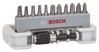Біти Bosch, набір 11шт, магнітний бітотримач, SL,PH,PZ,T, 25мм