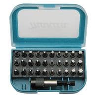 Биты Makita, набор 31шт, битодержатель, PH, PZ, T, 25мм, кейс
