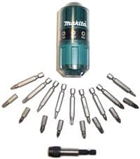 Биты Makita, набор 18шт, битодержатель, SL, PH, PZ, кейс
