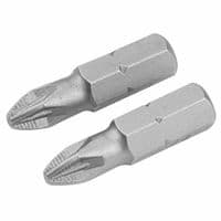 Набор бит Tolsen S2A крестовые PZ 1х25 мм, 2 шт (20217)