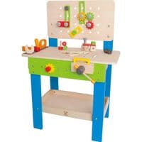 Игровой набор Hape станок с инструментами Верстак мастера (E3000)