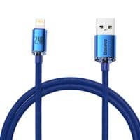 Кабель Baseus USB to Lightning 2.4A 1.2m (CAJY000003) синий