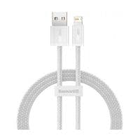Кабель Baseus USB to Lightning 2.4A 1m (CALD000402) білий