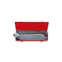 Набор головок KING TONY 3/4", 7/8"- 2", 16 шт. 12-гранных, с приманкой (6016SR)