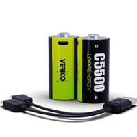 Аккумулятор Verico C/R14 USB Type-C 3700mAh 1.5V Li-ion * 2 (LoopEnergy) (1BTOV-A4N0A2-NN)