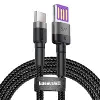 Кабель Baseus USB to Type-C 40W 1m (CATKLF-PG1) сіро/чорн