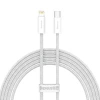 Кабель Baseus Type-C to Lightning 20W 2m (CALD000102) білий