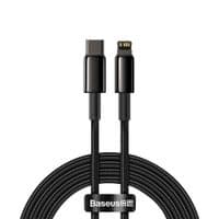 Кабель Baseus Type-C to Lightning PD 20W 2m (CATLWJ-A01) черный