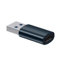 Адаптер Baseus Mini OTG USB 3.1 to Type-C (ZJJQ000103) блакитний