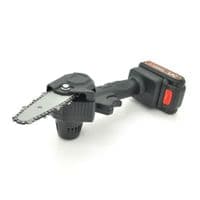 Акумуляторна ланцюгова пилка Mini Chain Saw 15cm, 24V, зарядне + 2 акумулятори, Вох