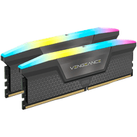 CORSAIR VENGEANCE RGB DDR5 32GB (2x16GB) DDR5 6000 CL38-44-44-96 1.35V Std PMIC Intel XMP Memory - Black,  0840006680628